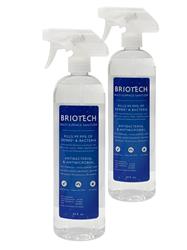 Briotech® Eyeglass Sanitizer & Disinfectant - 24 oz. (2-pack)
